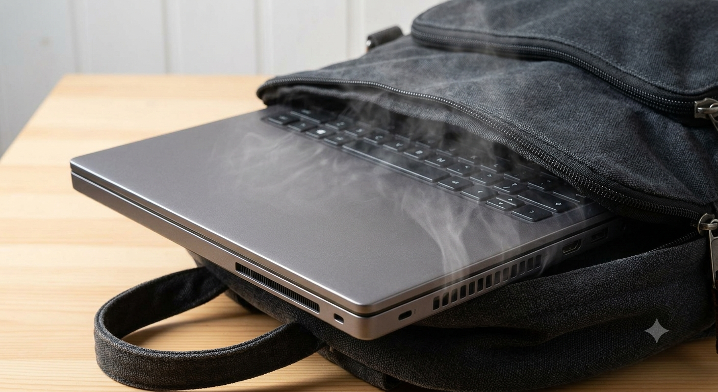 The Hidden Fire Hazard in Your Rucksack: Why You Must FULLY Shut Down Your Laptop